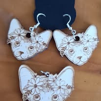 Boucles d oreilles sphynxette