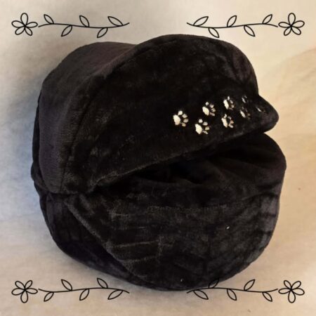 COQUILLE STANDARD noire broderie pattes