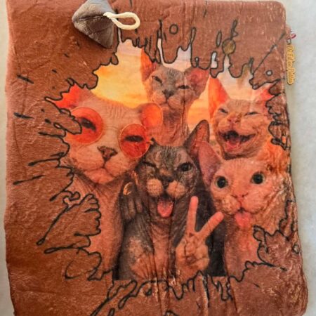 TAPIS bande de copains marron